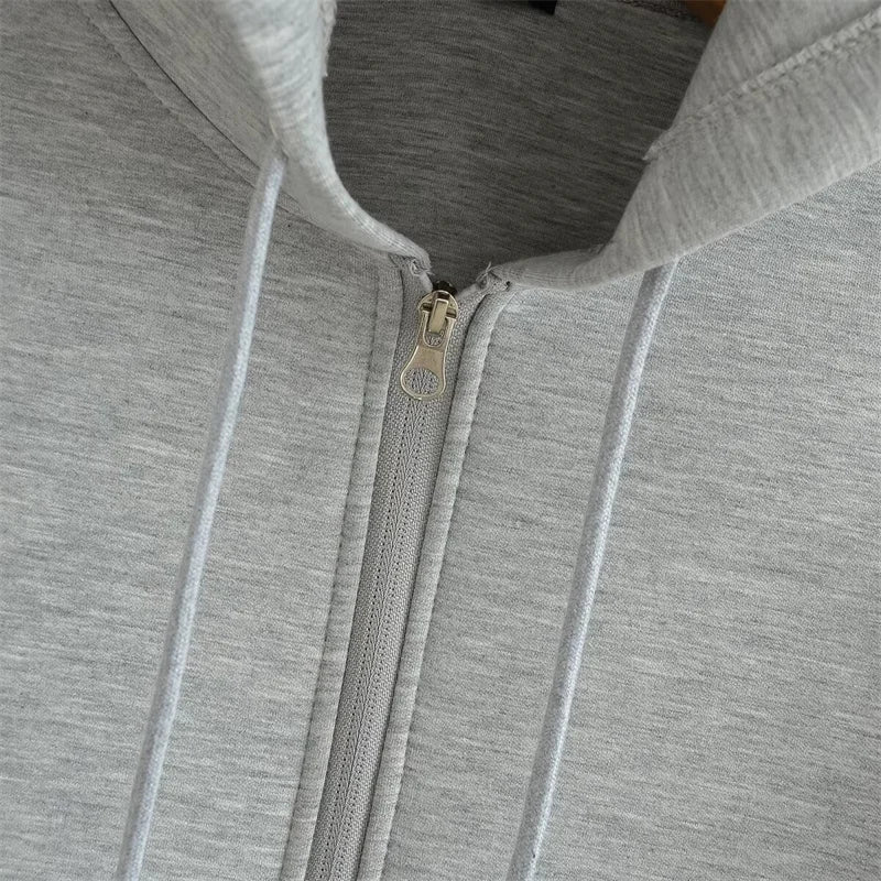Cozy Oversized Zipper Hoodie