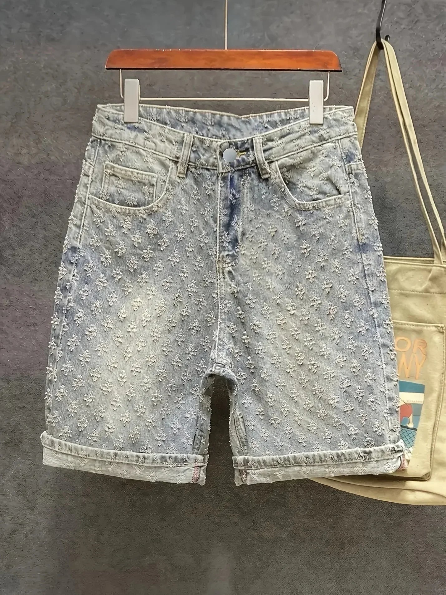 Men's Retro Denim Shorts