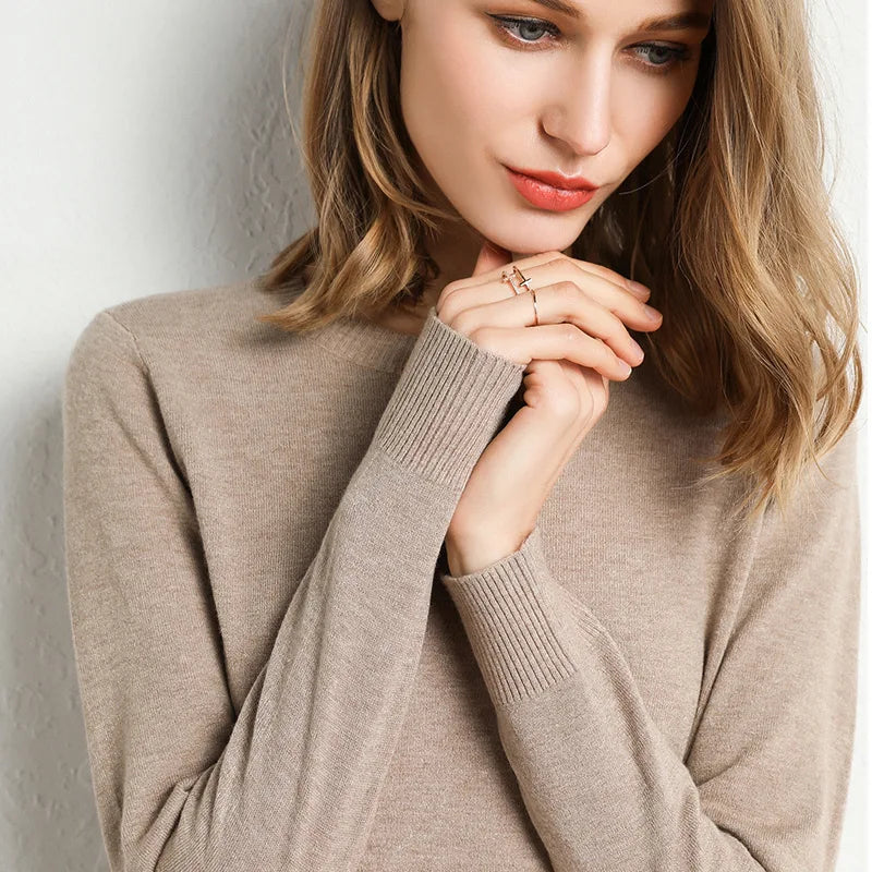 Cozy Cashmere Blend Sweater