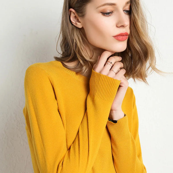 Cozy Cashmere Blend Sweater
