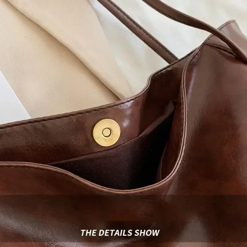 Chic Soft Leather Tote Bag