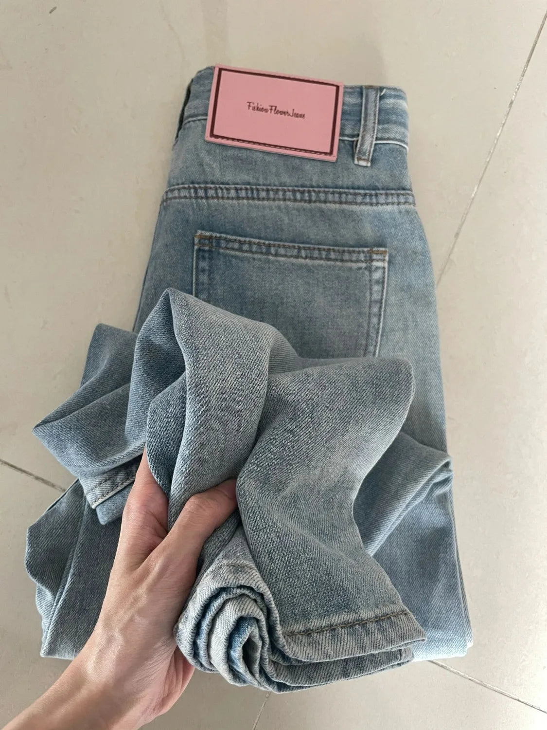 Trendy Wide-Leg Jeans